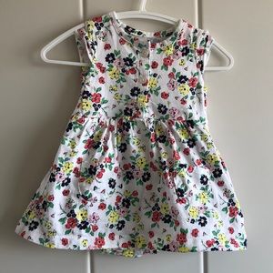 Baby girl dress onesie & cardigan